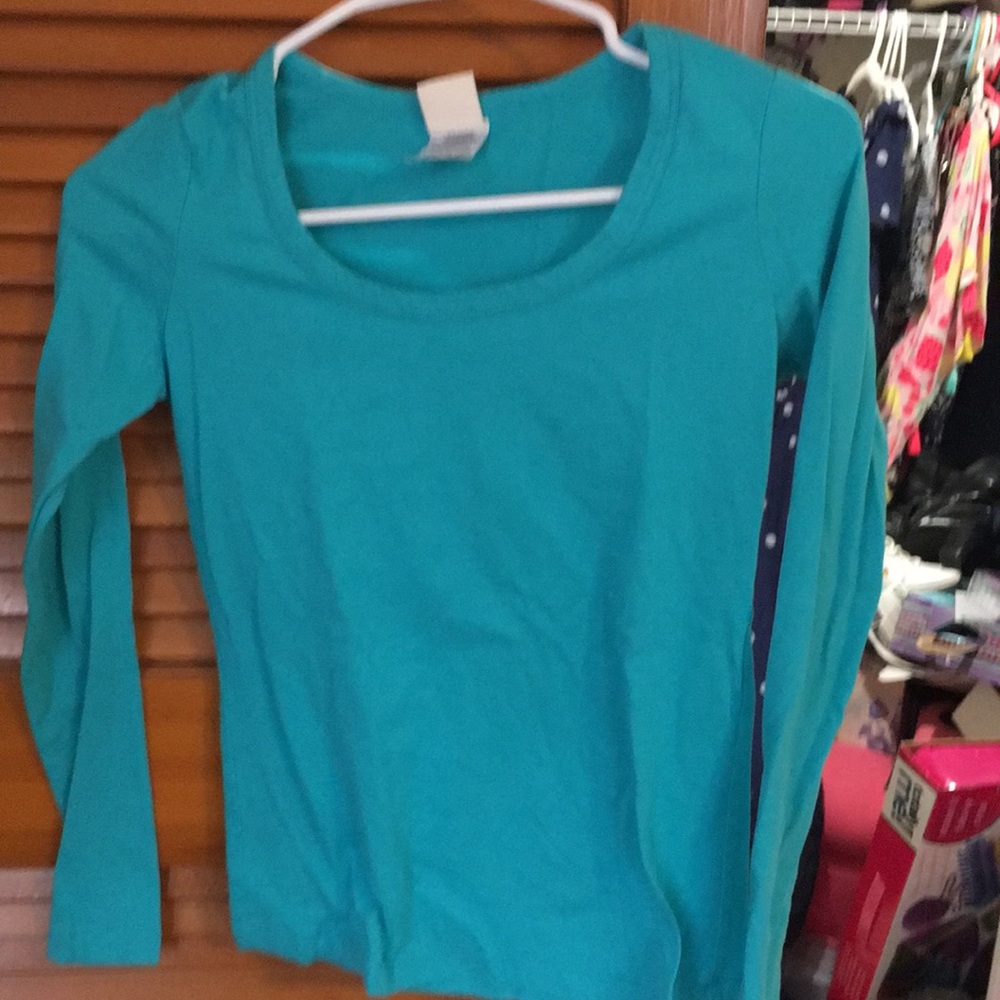 Teal or navy Night Shirt Long Sleeves